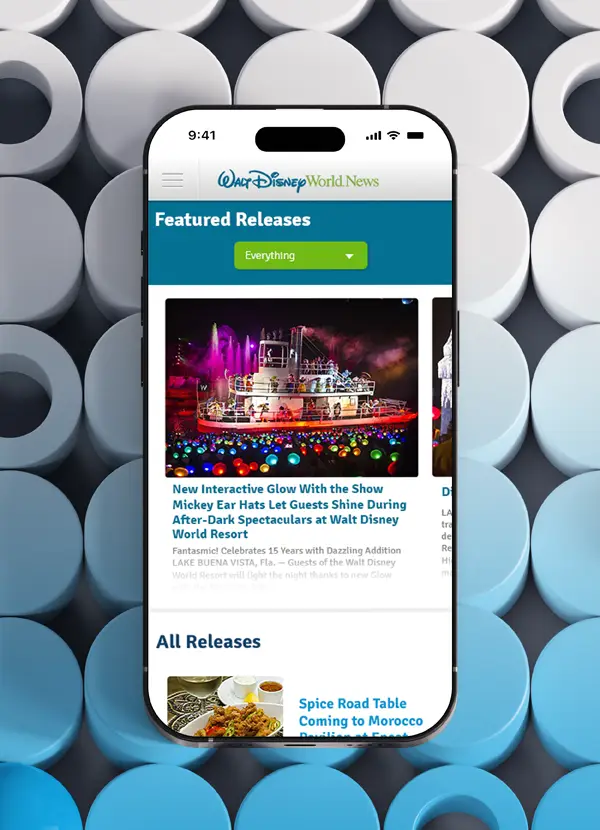 Disney Public Affairs mobile design