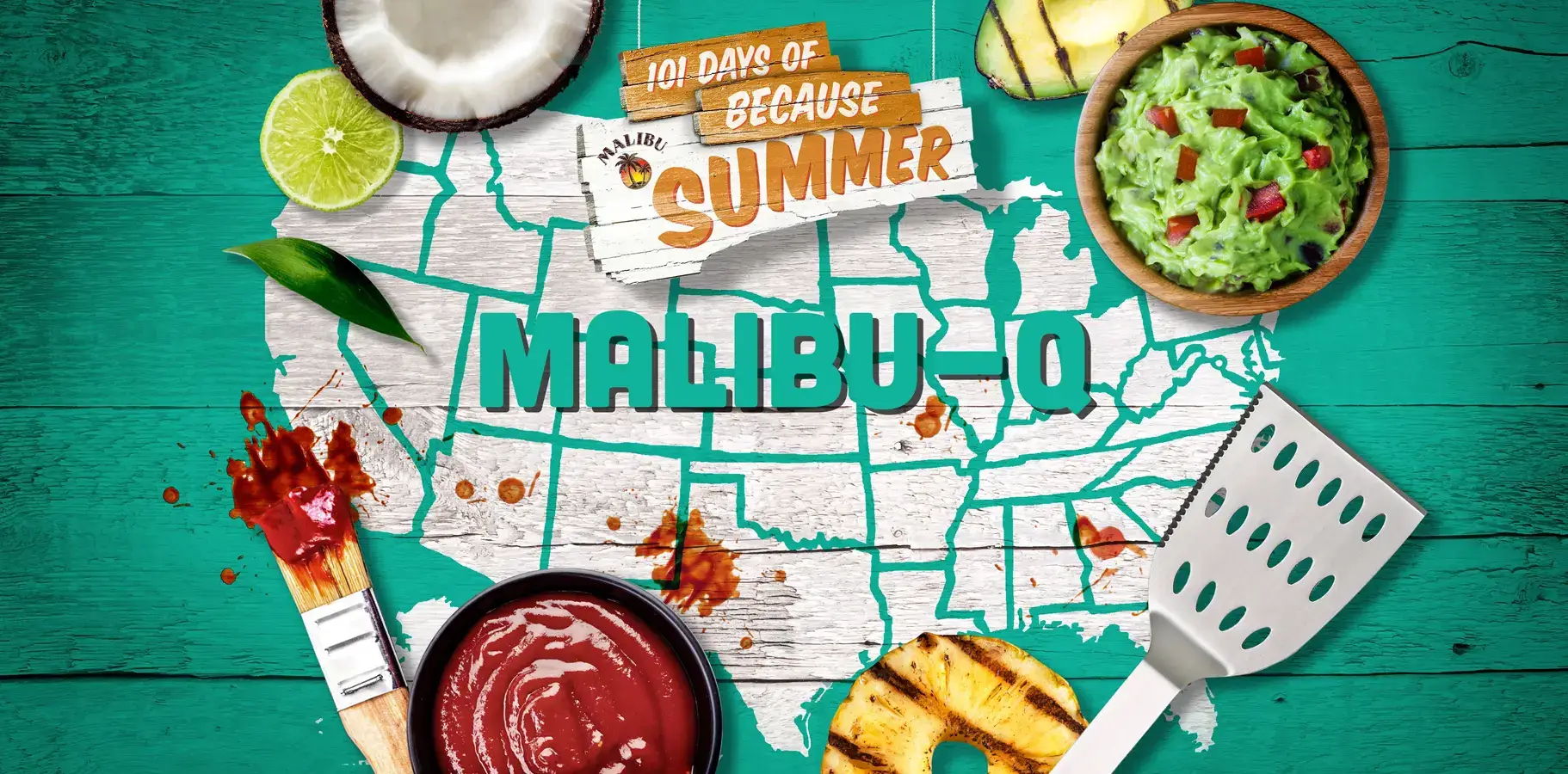 101 Days of Because Summer campaign visual language