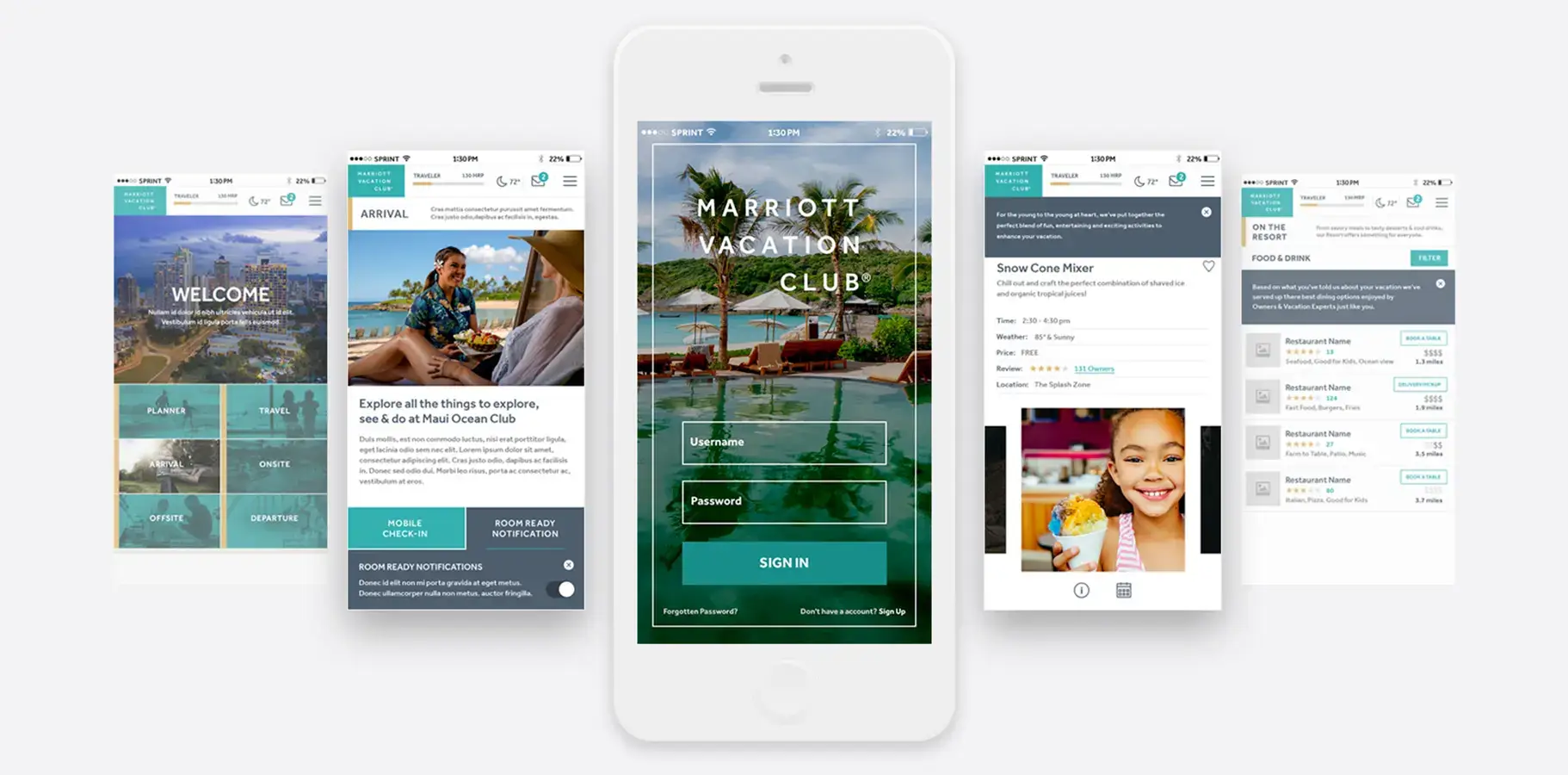 Marriott Vacation Club mobile app experience
